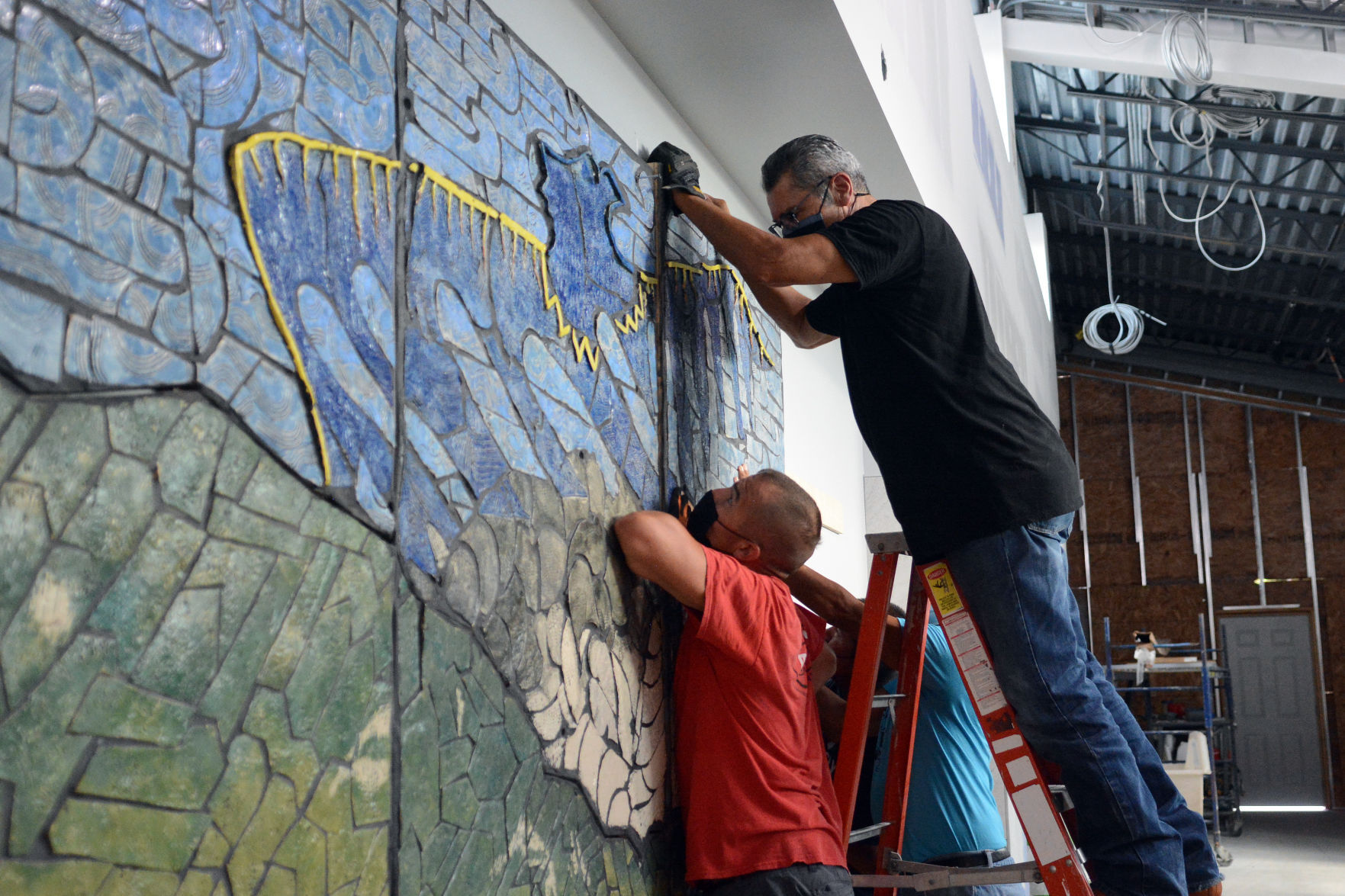 Little Eagle Arts Foundation mural for Baraboo middle school